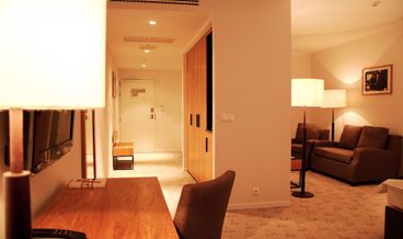 Bild på Executive Room-1 King Bed Non Refundable Free WiFi Free high-speed internet