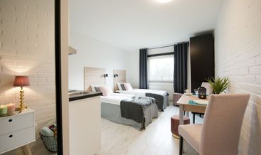 Bild på Studio Medium-2 Twin Beds Non Refundable Free self parking