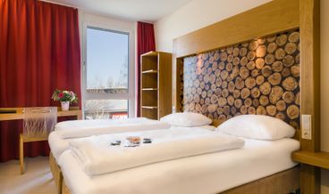 Bild på Comfort Double Room, City View-2 Twin Beds Free WiFi Free self parking