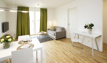 Bild på Comfort Suite, 1 Bedroom, Balcony-1 Double Bed Non Refundable Free WiFi Full kitchen Free self parking