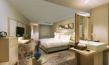 Bild på Deluxe Room, 1 King Bed, Non Smoking-1 King Bed Non Refundable Free WiFi