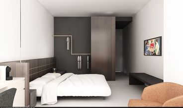 Bild på Deluxe Room-1 King Bed and 1 Double Murphy Bed Free WiFi Free self parking