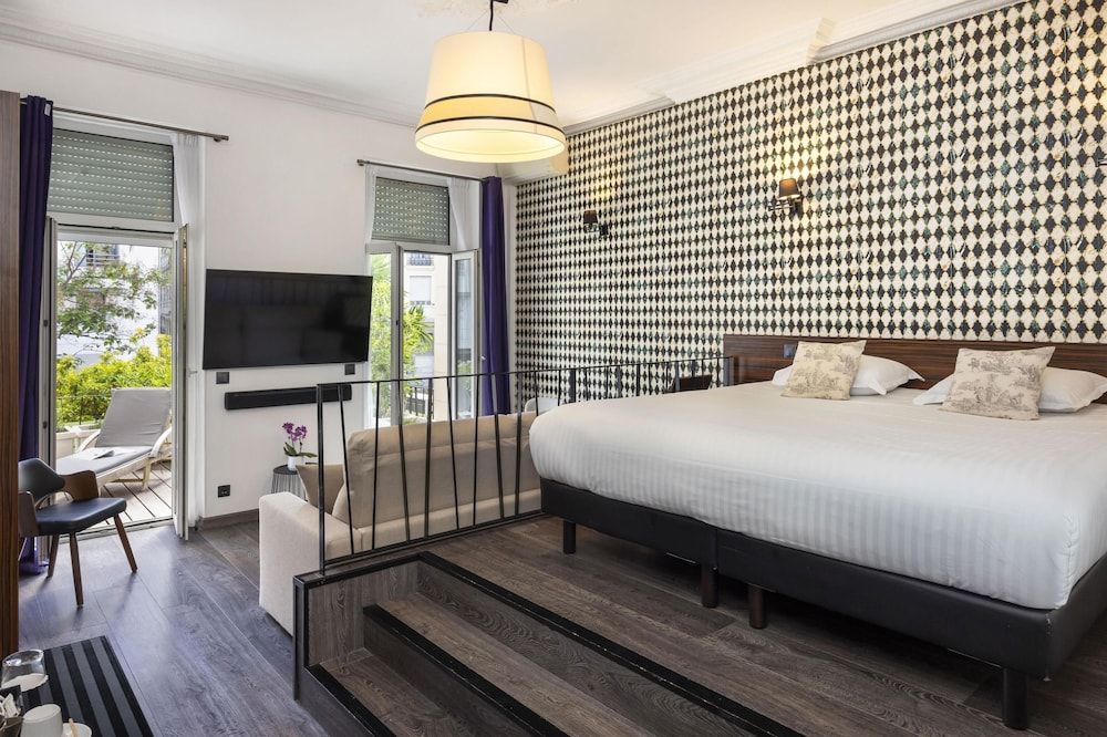 Bild på Juniorsvit - 1 kingsize-säng - terrass - utsikt mot trädgården (Twin bed on request)