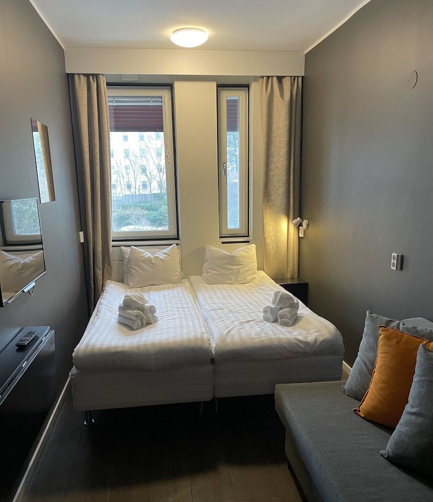 Bild på Economy tvåbäddsrum (Private External Bathroom)